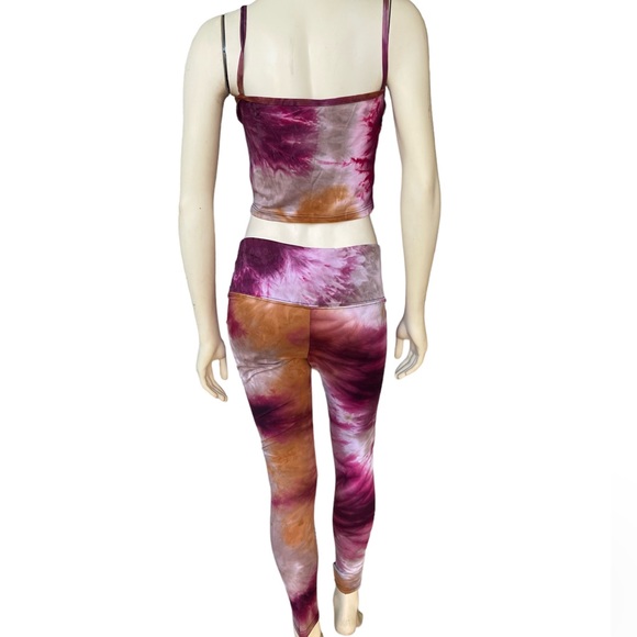 Sweet Southern Drip Purple Tie-dye Sport Tank & Leggings Set - Picture 7 of 9